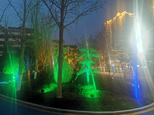 街心公園，景觀燈