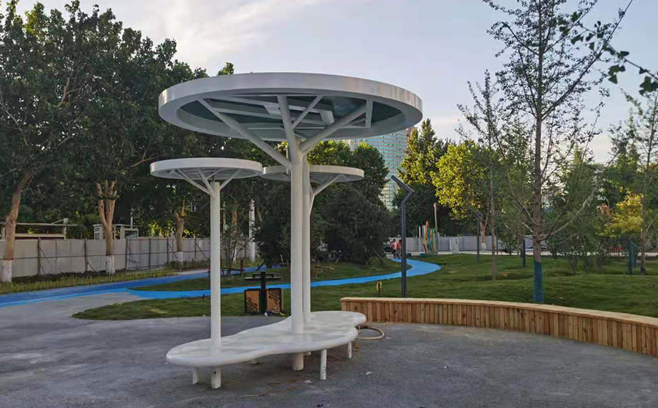 景觀燈，口袋公園